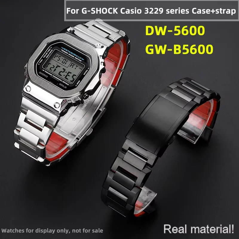 Dw5600 pulseira de metal para G-SHOCK casio 3229 caso DW-5600 mod