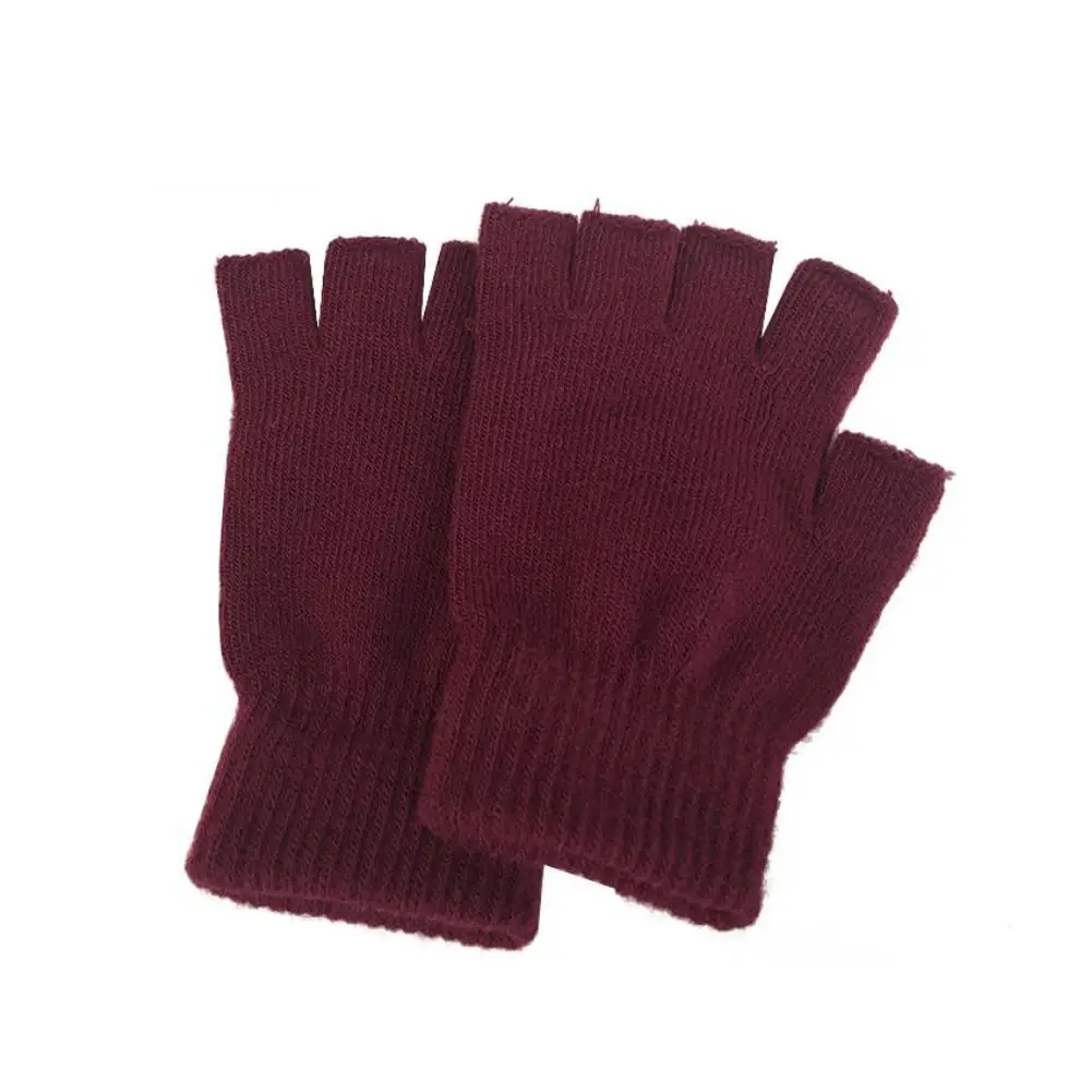 Guantes De Lana Polar Con Medio Dedo Para Hombre Y Mujer Par | Meses Sin Interés