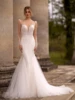 Detachable Train Mermnaid Wedding Dress Sequined Bead Bride Robe Sexy Deep V-neck Backless Bridal Gown Customized Robe De Mariée 4