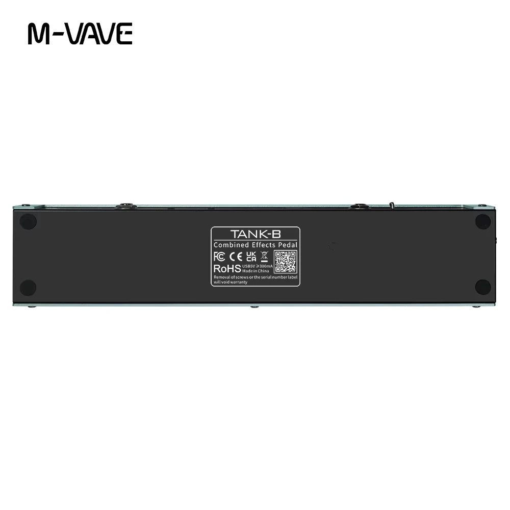 M-VAVE Tank-B/G/MINI Bass Multi-FX Pedal | 36 Presets w/9