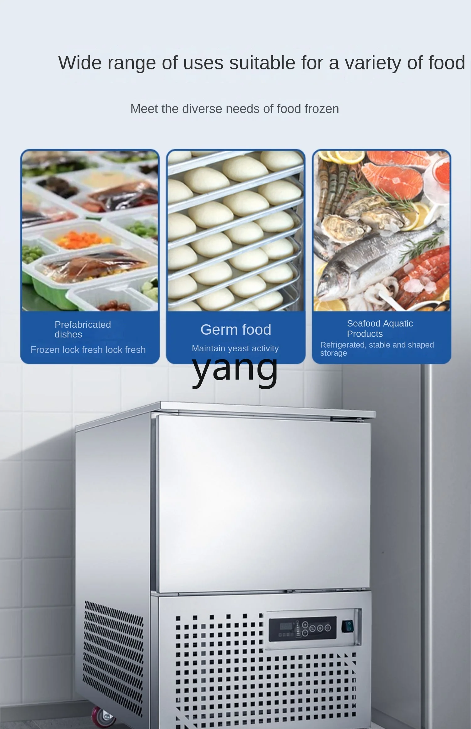 CX Commercial Air-Cooled Four-Door Low-Temperature Freezer Steamed Stuffed Bun Quick-Freezing Plug-in Disc Refrigerator