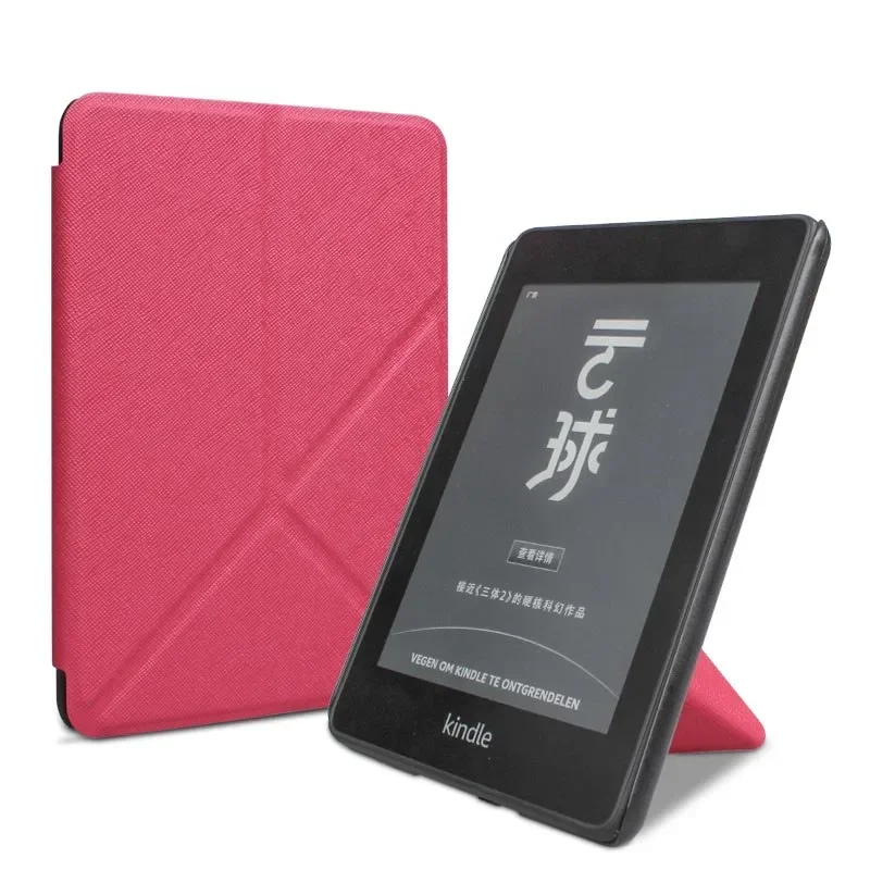 Versatile Foldable Stand Cover for Kindle - Protective Pouch for Various Sizes