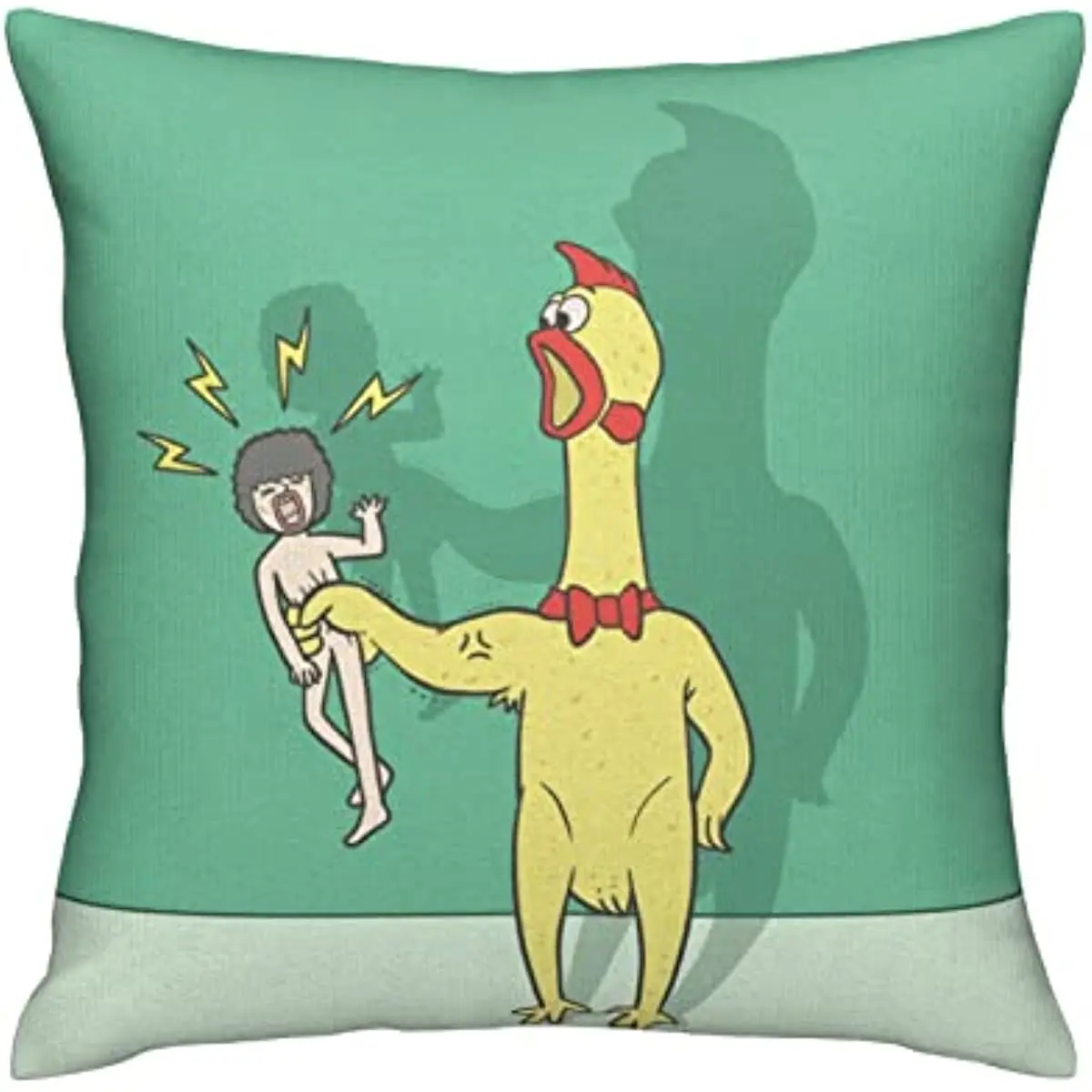 

Забавная декоративная подушка в виде курицы и петуха, в современном стиле, принимаем Квадратные наволочки, наволочки для диванной подушки, стула, спальни