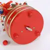 Wooden Christmas Music Box Rotating Mechanism for Music Box Holiday Desktop Christmas Music Box Figurine for Living Room Party 4