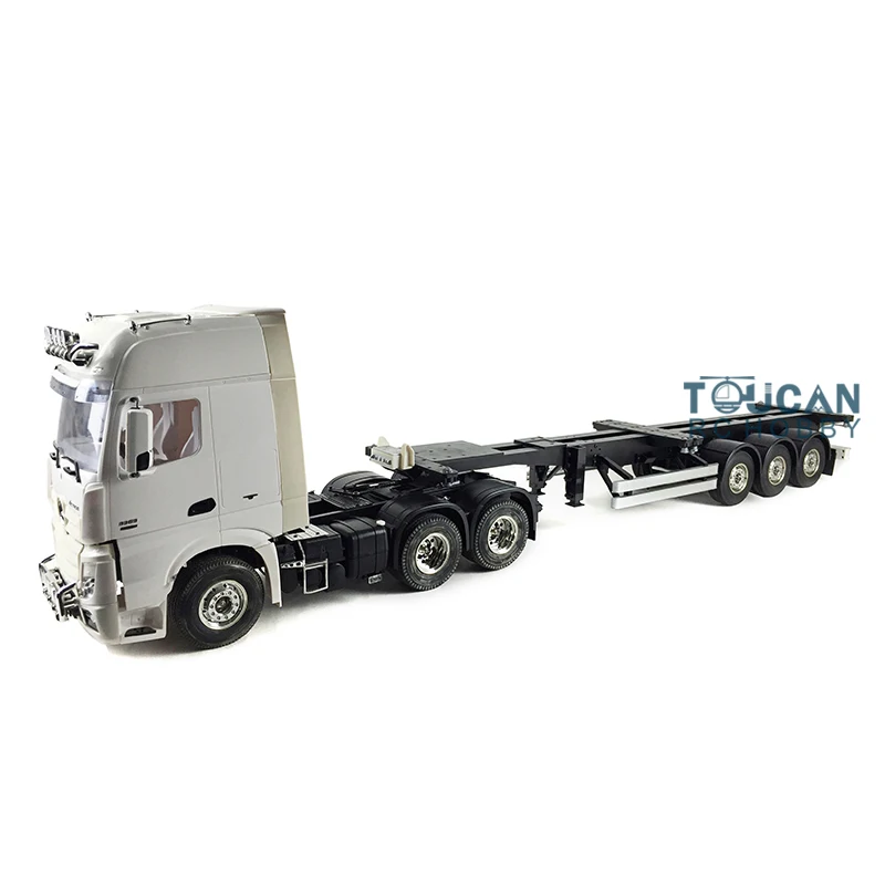 RC 40ft Semi Trailer Chassis Model Kit Version for 1/14 DIY TAMIYAYA Tractor Truck Car Model Toys Toucan RC Hobby TH01023-SMT1 4