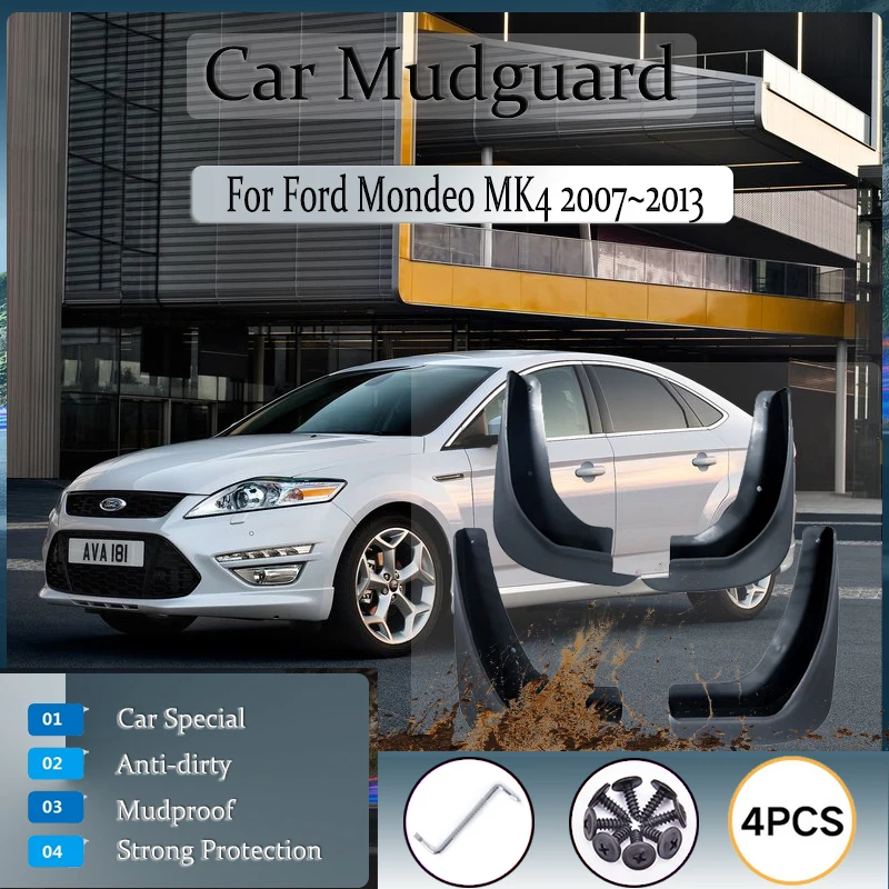 

Обновленные автомобильные грязезащитные щитки для Ford Mondeo BA7 MK4 2007 ~ 2013, антифриз, детали для сжатия, автомобильные аксессуары