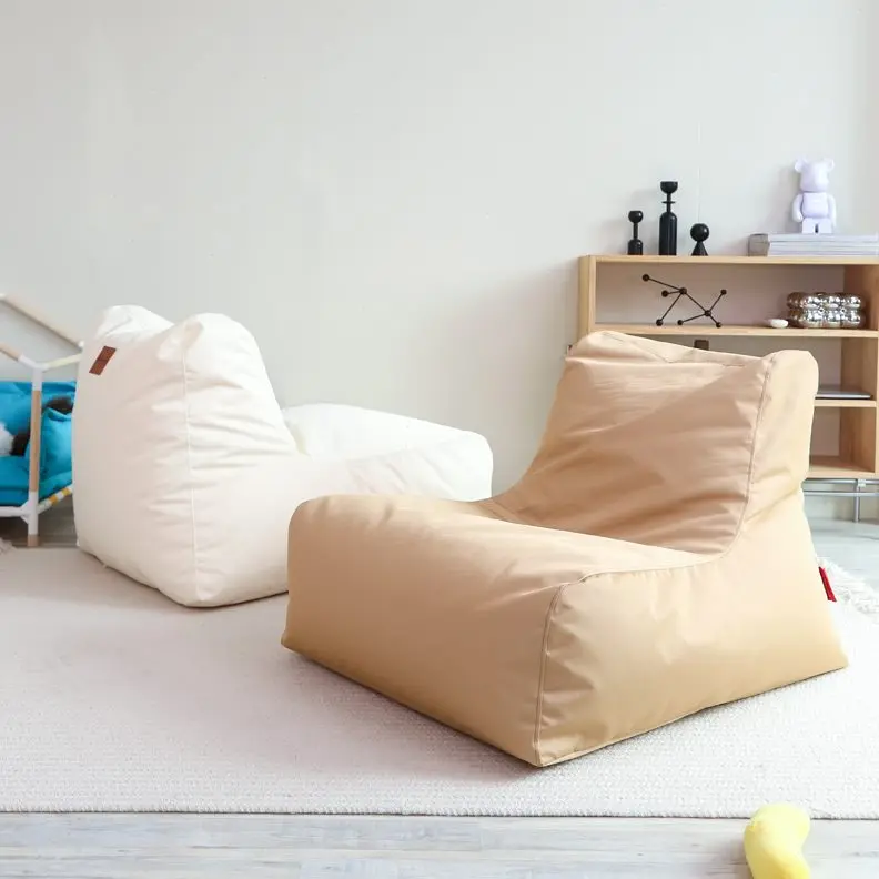 Outdoor beach lazy sofa waterproof high backrest bean bag leisure chair