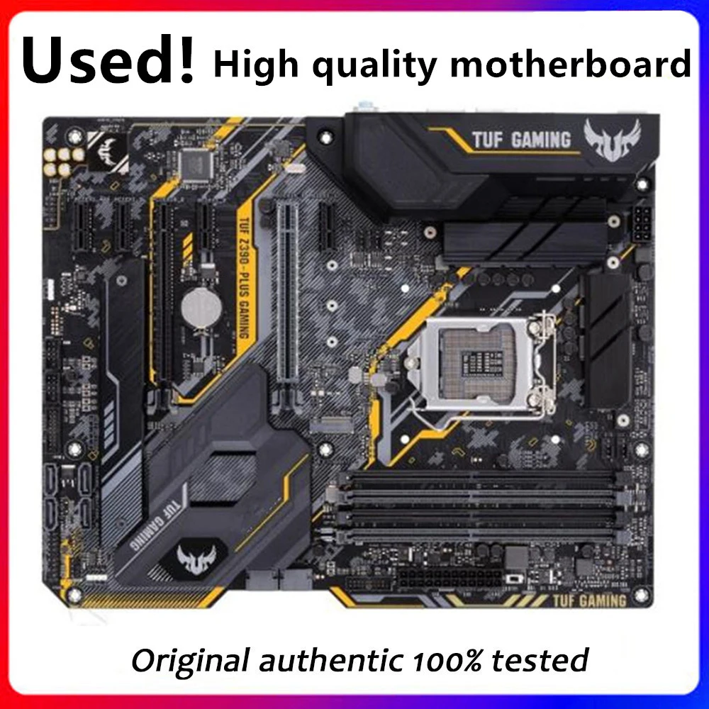 Per Tuf Z390-Plus Gaming Originale Usato Desktop Intel Z390 64Gb Ddr4 Scheda Madre Lga 1151 I7/I5/I3 Usb3.0 Sata3