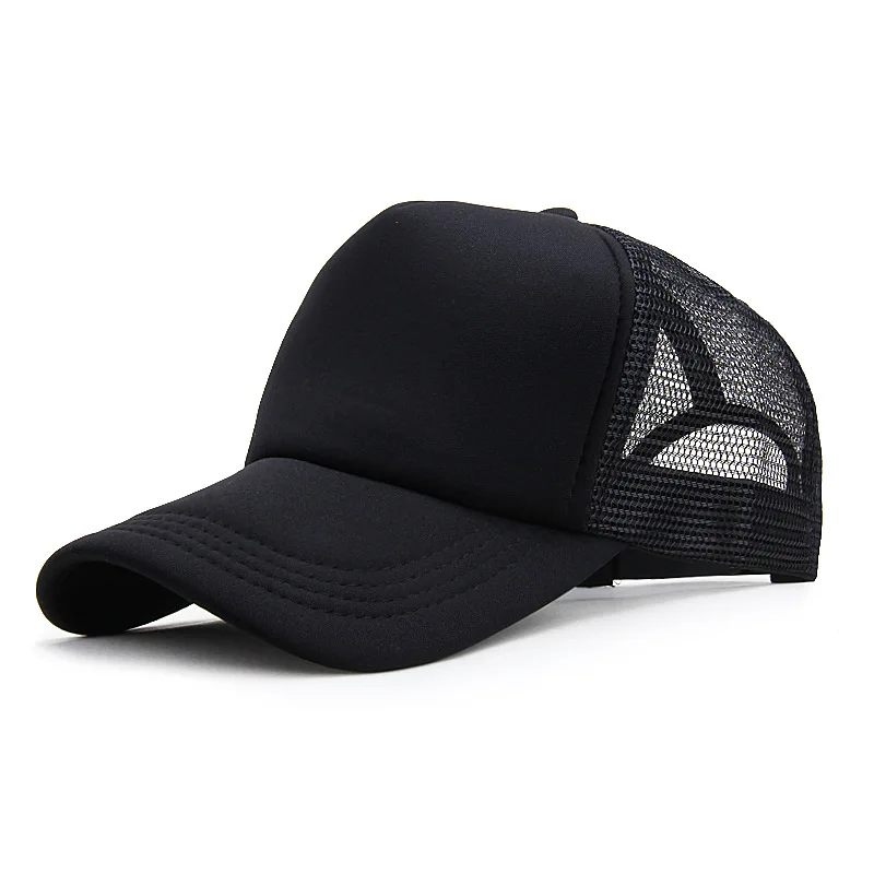 Unisex Cap Casual Plain Mesh Baseball Cap Adjustable Snapback Hats For Women Men Hip Hop Trucker Cap Streetwear Dad Hat Best Sellers In Accessories