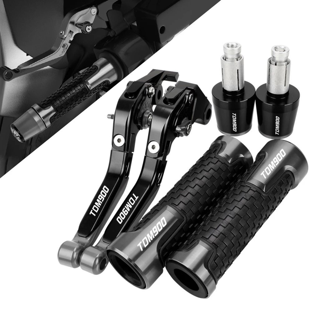 

For Yamaha TDM 900 TDM900 2004-2014 TDM900 Motorcycle Accessories Extendable Adjustable Brake Clutch Levers Handlebar Grips Ends