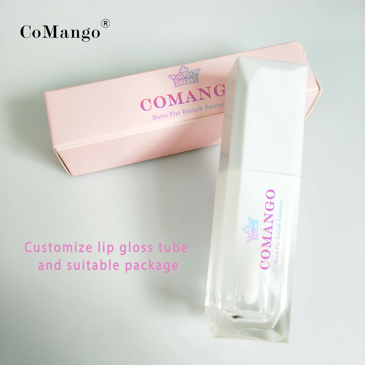 Wholesale 5ml Gradient LipglossBottle And Boxes Customize Logo Lip Stick Tubes Conrainer  Ombre Lip Gloss tube Makeup Supplier 3