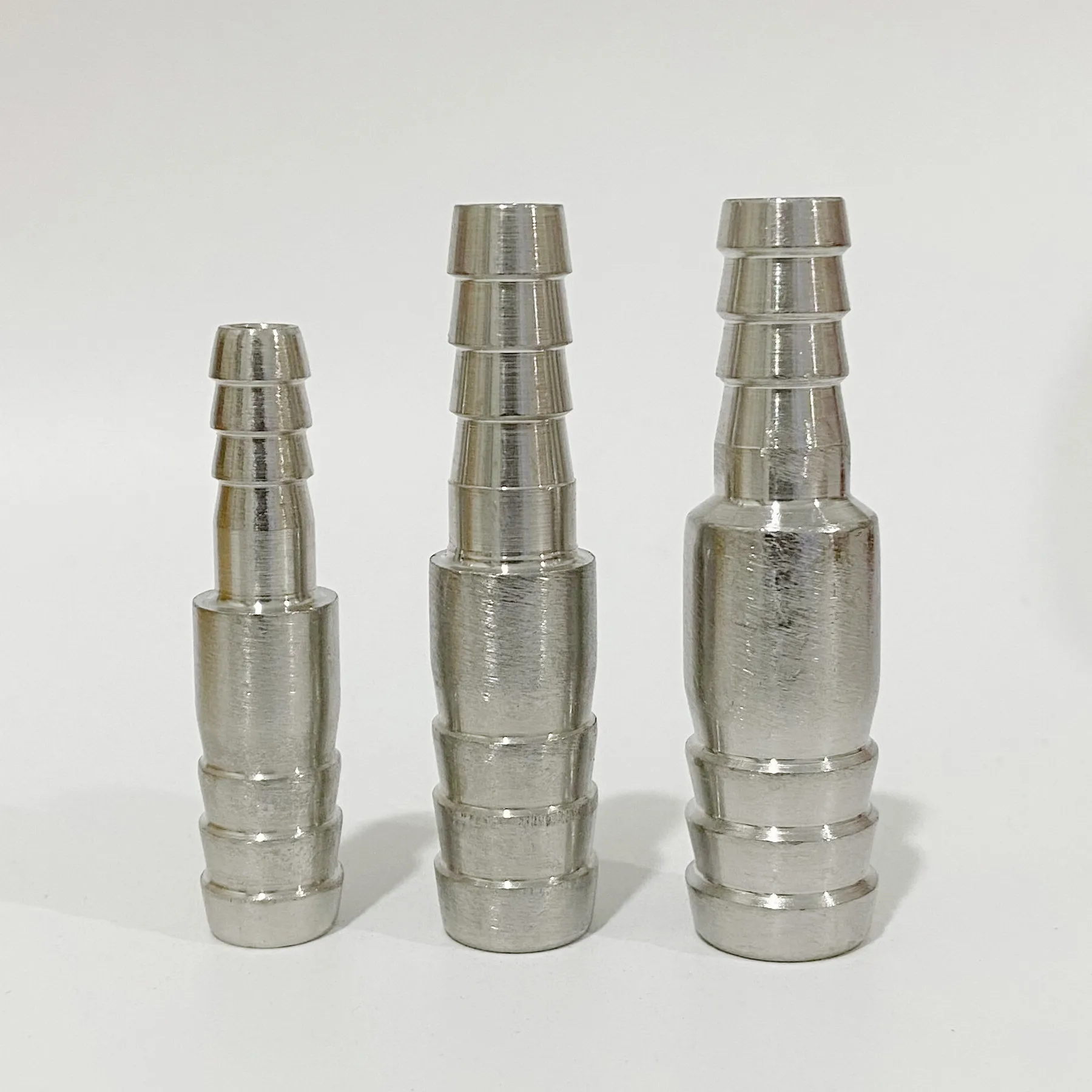 304 Stainless Steel 2 Way Barbed Pipe Fitting Reducer Straight Connector Hose Barb 6mm 8mm 10mm 12mm 14mm 16mm 20-60mm pipe fitting water pipe fitting hose pipe fitting