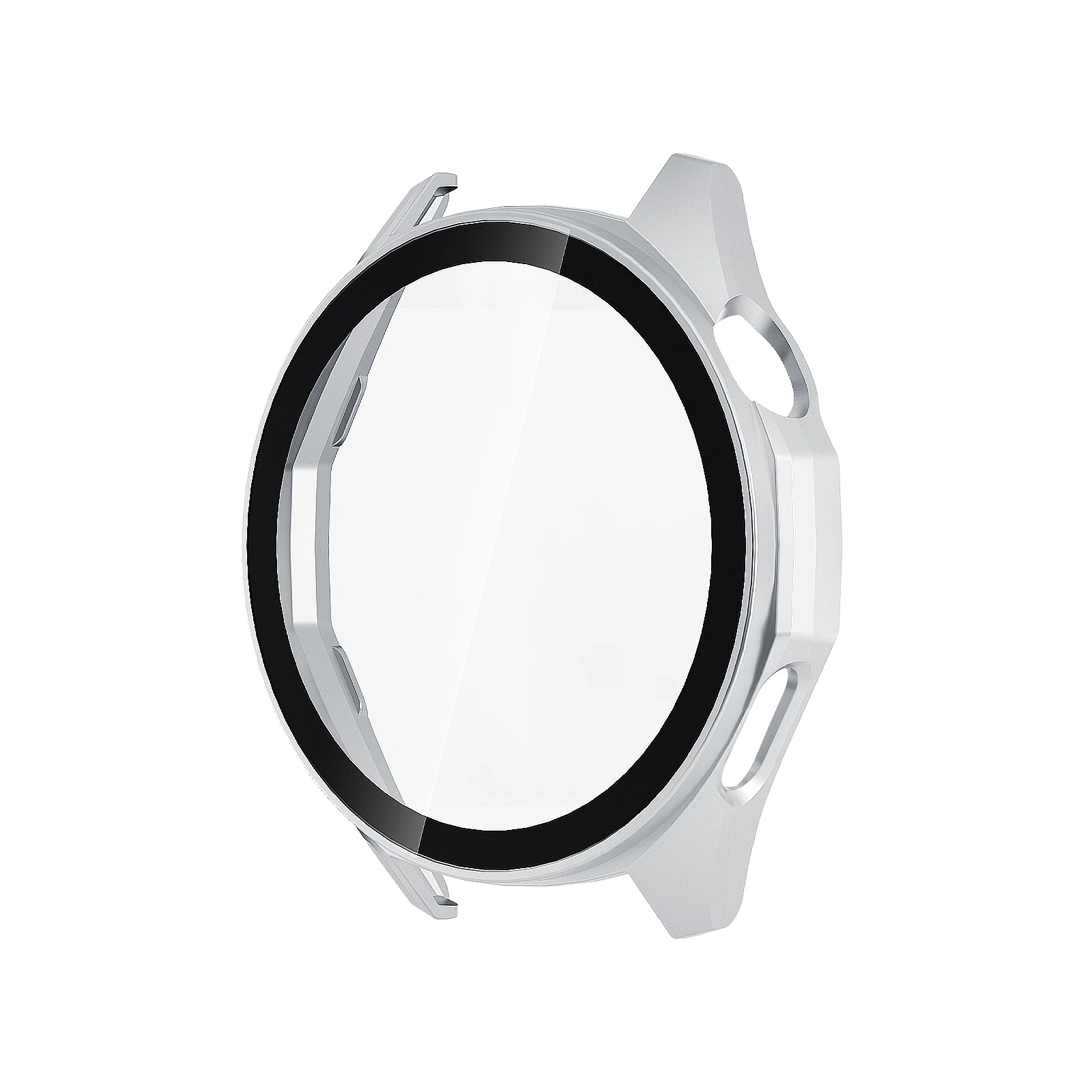 Enhanced Protective Smartwatch Shell and Screen Protector with Tempered Glass