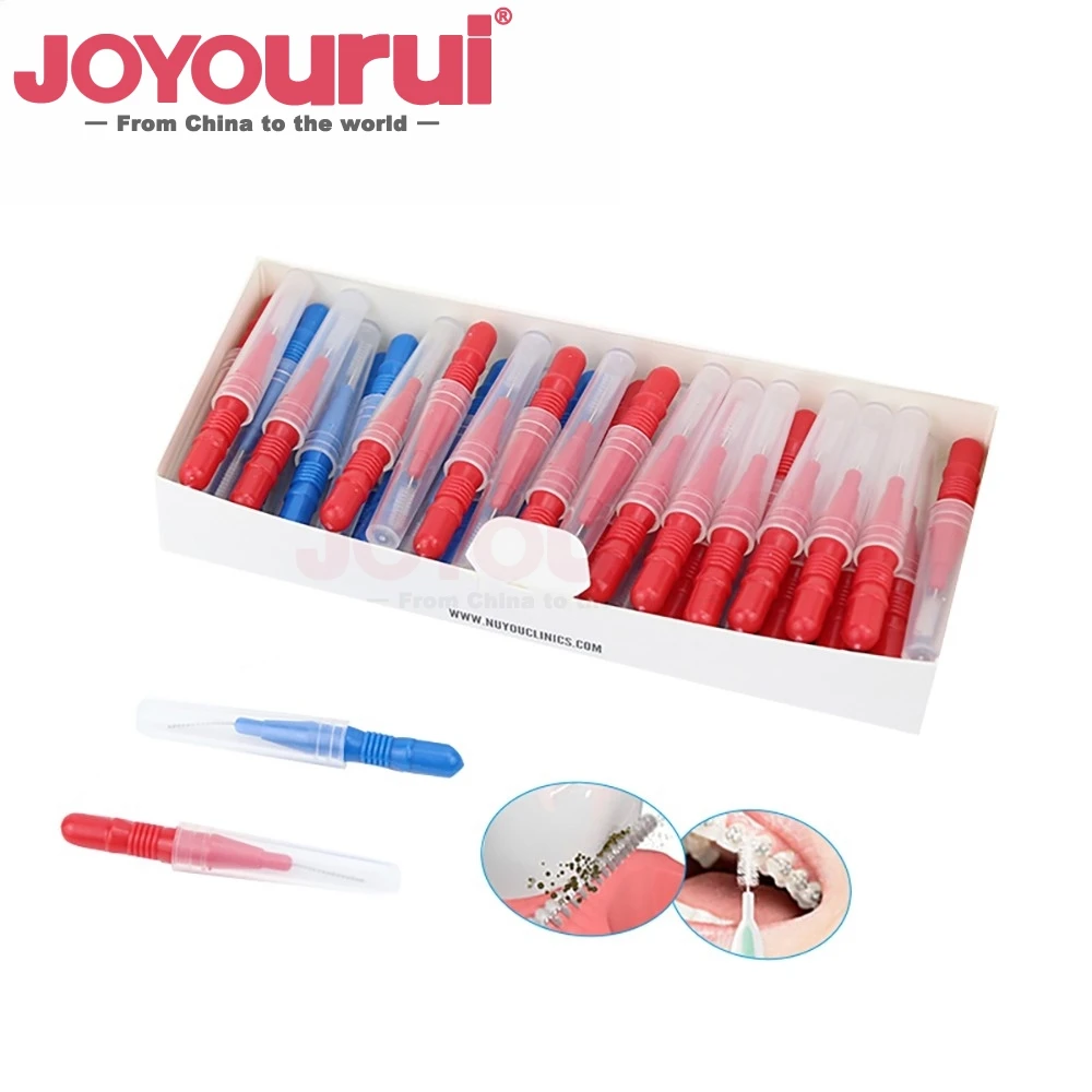 

50pcs/lot Hygiene Dental Soft Floss Sticks Toothpick Teeth Cleaning Tooth Flossing Head Plastic Interdental Brush