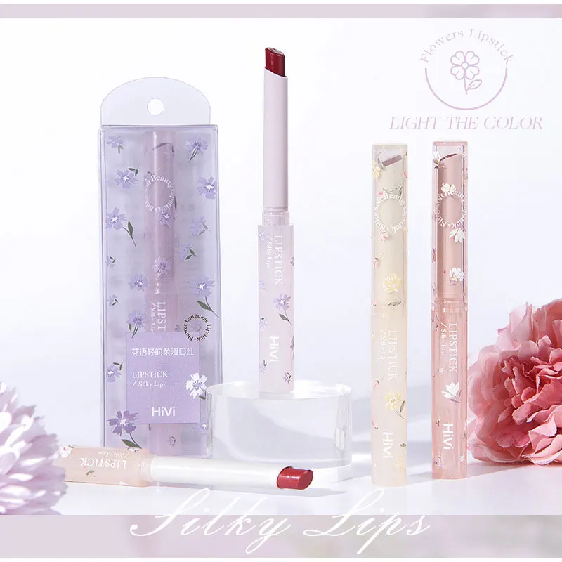 Florette – rouge à lèvres Transparent, glaçure à fleurs, gelée d'amour, miroir, tasse antiadhésive étanche, maquillage coréen Transparent, vente en gros_voghion.com