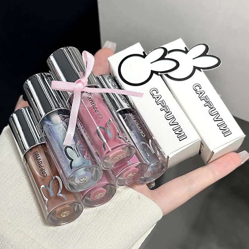 Description Picture 4 of itemSparkling Diamond Lip Gloss Mirror Moisturizing Non-Sticky Cup Long Lasting Shimmer Lip Glaze Glitter Liquid Lipstick Makeup