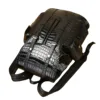 New Crocodile Belly Pattern Large Capacity Travel Backpack Female Genuine Leather High Men's Bag Trendy Males Bags For Teenagers 5