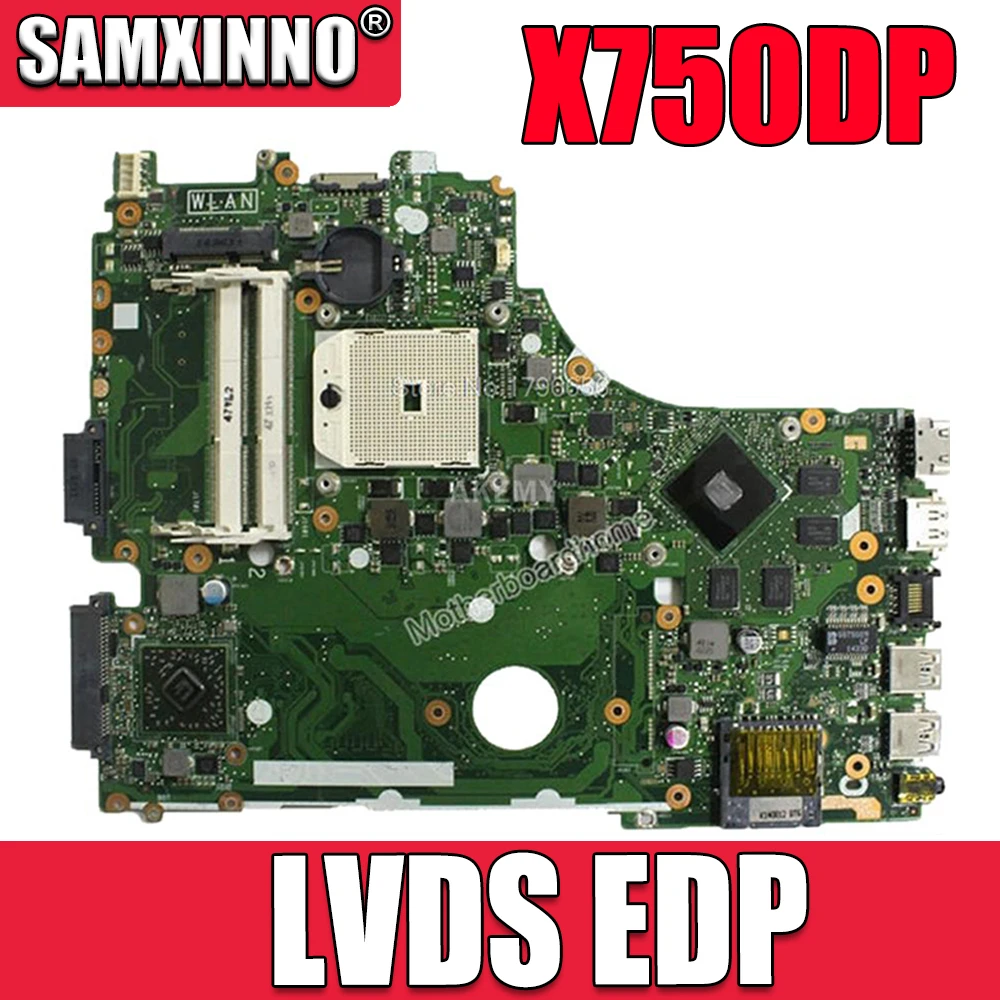X750dp Motherboard Rev2.0 For Asus X550 X550dp K550d X550d K550dp