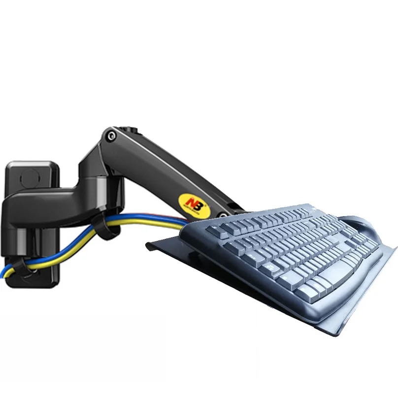 Air Press Teclado Wall Mount Plate Monitor de Suporte Tela de Alumínio Boa Gás Spring 312kg 100×100 F150-kym