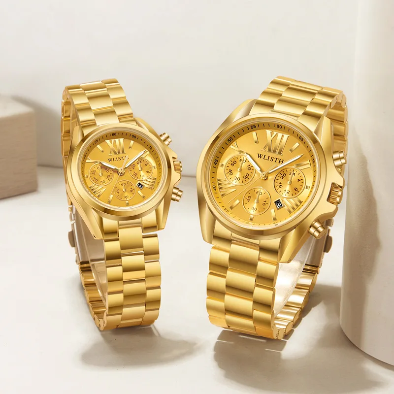 

Men's Watch Men's Waterproof Business Nightlight Calendar Couple Watch Wholesale