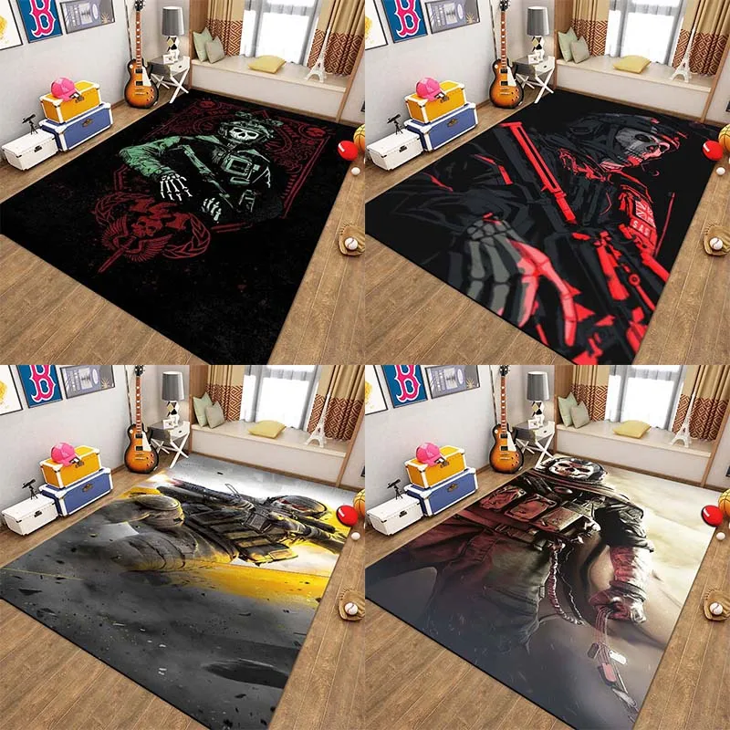 Call Of Duty Rug Gamer Room Living Large Area Camera Da Letto Ghost Zerbino Kids Tribal