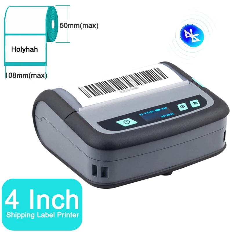Vertrouwen op deuropening item XP-P4401B Portable Bluetooth Shipping Label Printer Wireless 4 inch Thermal  Barcode Label Maker for Express Android iOS Phone - AliExpress