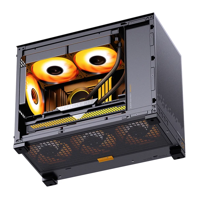 PCケース(自作PC用) JONSBO D32 PRO 裏配線マザー対応のコンパクトPCケース「D32 PRO」がJONSBOから