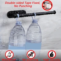 Adhesive Paper Towel Holder For Kitchen Napkin Rack Toilet Paper Holder Tissue Dispenser Cabinet Storage Bathroom Accessories 3