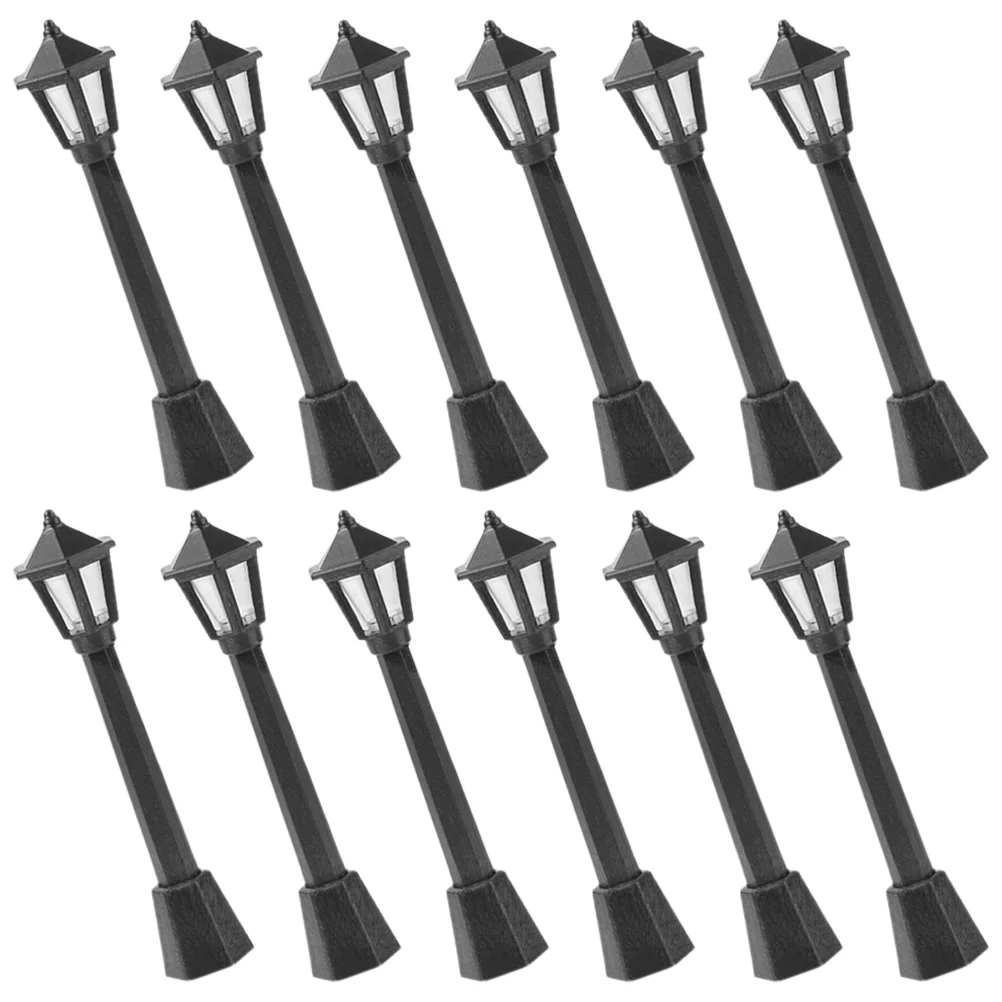 

Mini Street Light Simulation Lamp Micro Landscape Ornaments Miniature Model Simulated Models House Decor Christmas Decorations