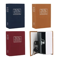 Simulation book safe with lock, password, key box, savings jar, change storage box, metal box, savings jar 1