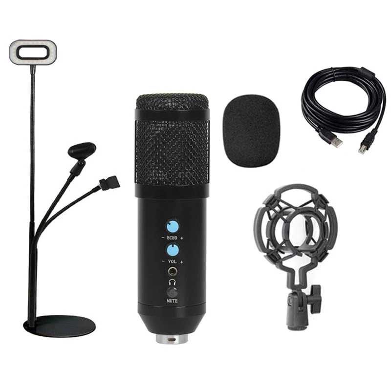 

Студийный конденсаторный микрофон с USB-портом и поддержкой быстрой передачи данных