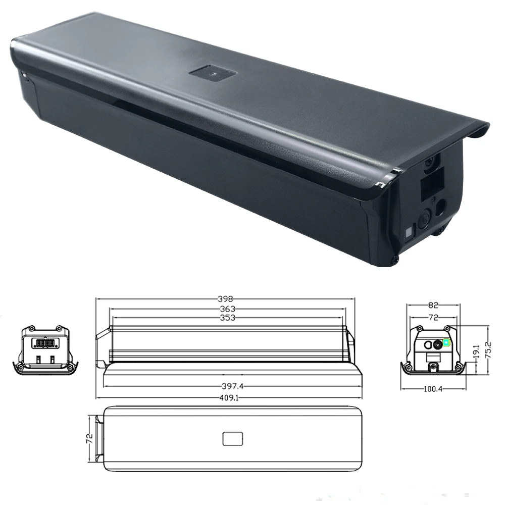 36V 13Ah 14.5Ah 48V 10Ah Ebike Ltihium-ion Battery for Earth Prime S Vecocraft Atlas Aura 28'' Hermes GOGOBEST GM27 E-Bike