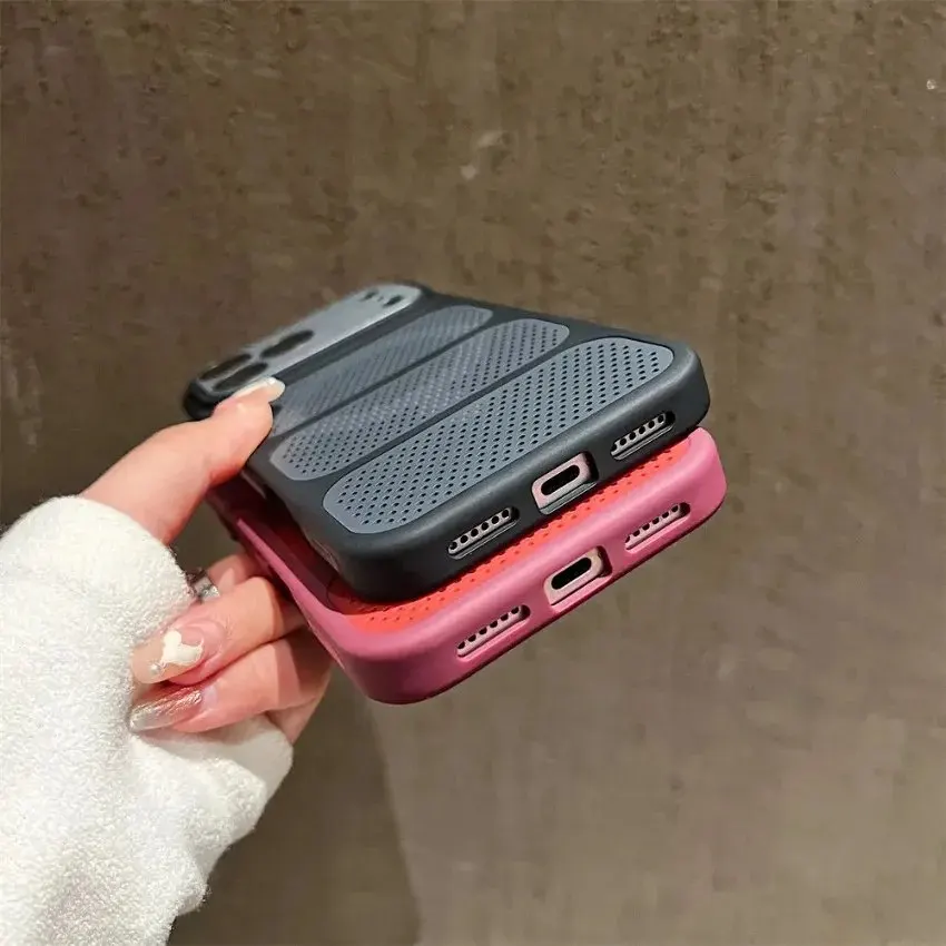 Enhanced Magnetic Cooling Shockproof Phone Case with Heat Dissipation and Hard PC Back Cover
