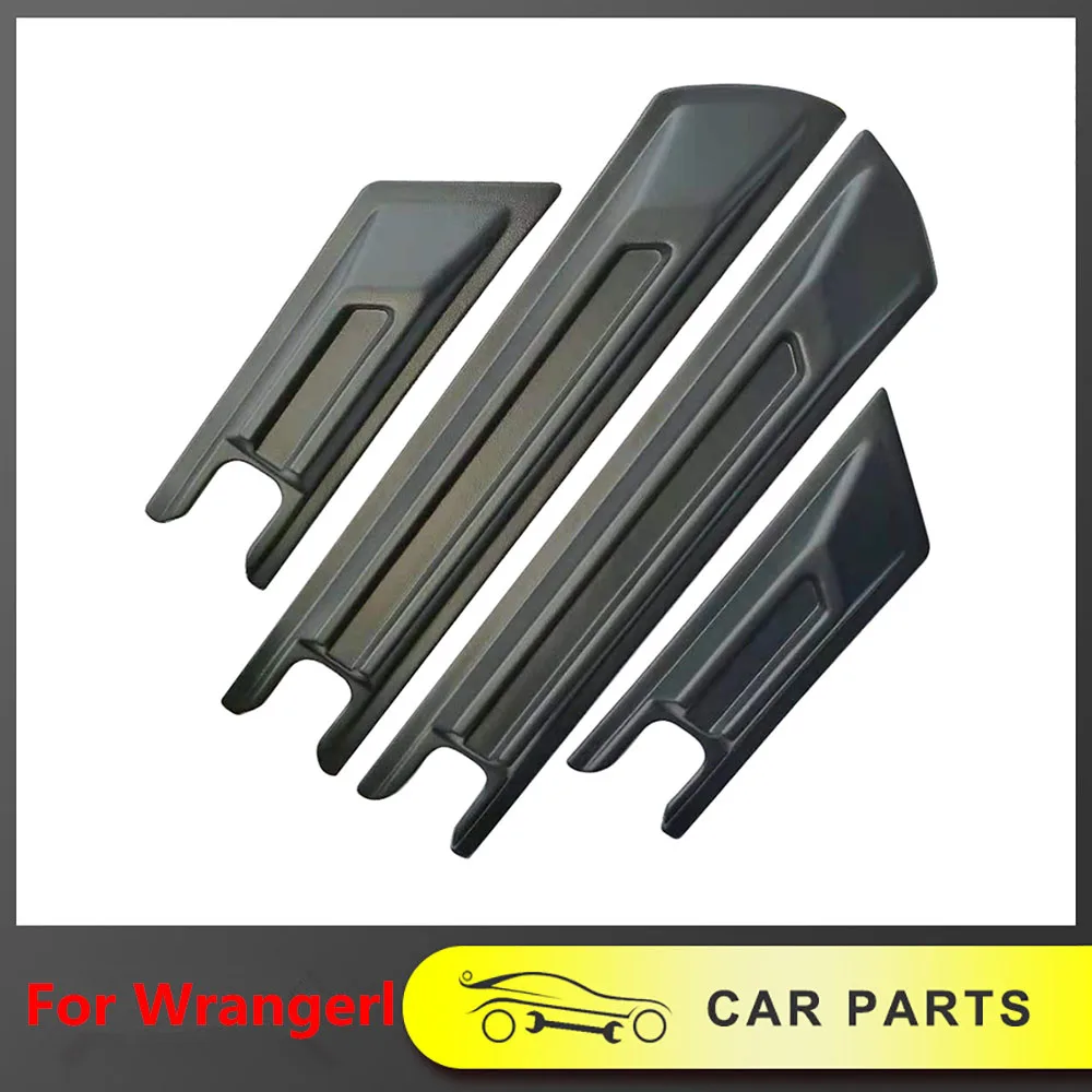 

Матовая черная облицовка для боковой двери JEEP WRANGLE JL и облицовка двери для гладиатора JT, 4x4