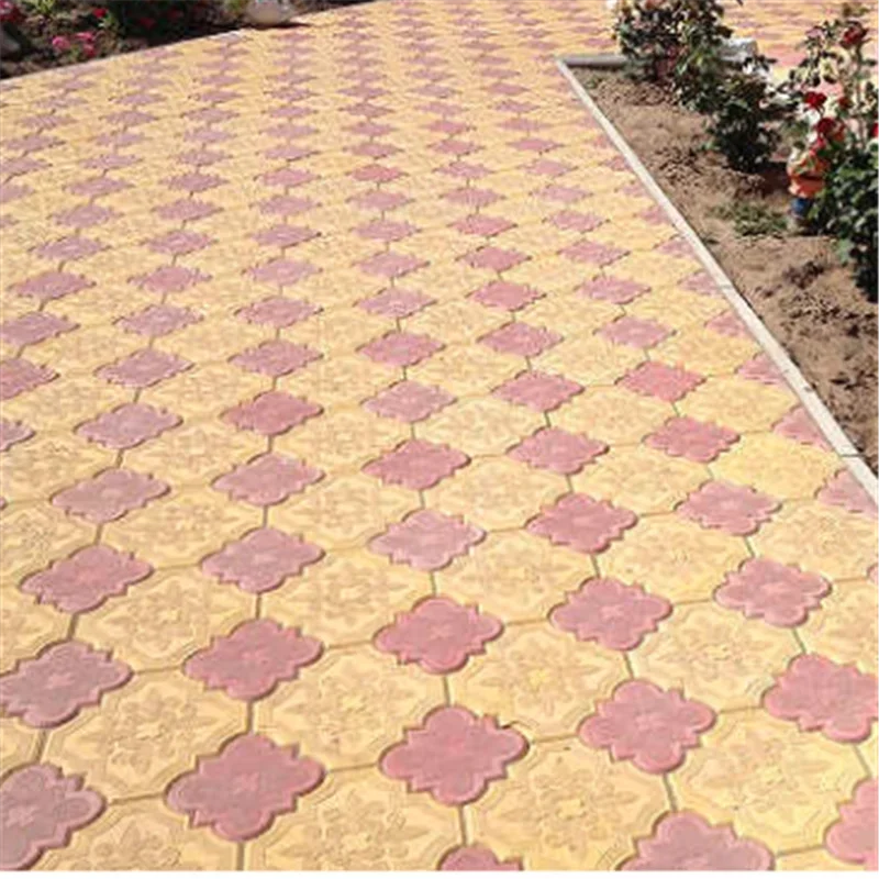 Road Side Stone Plastic Mold Highway Garden Path Cement Road Paving