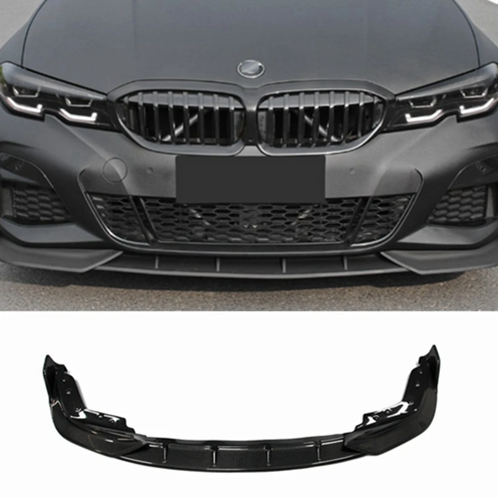 

3 шт., автомобильный передний бампер из углеродного волокна для BMW 3 серии G20 2019 2021