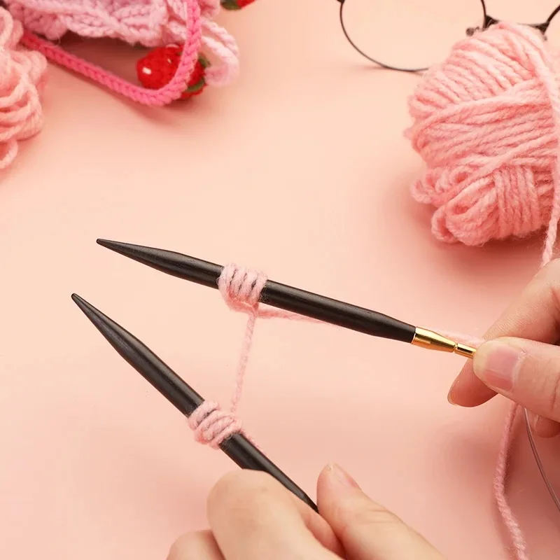 Sewing tools crochet hooks knitting supplies crochet needles knitting craft supplies multi-size SKC sandalwood needles crochet hook sweater weaving tools needlework tools cotton yarn diy knit accessories