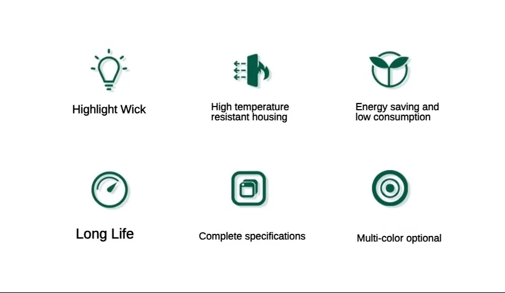 Description Picture 3 of item22mm LED Indicator Light AD136-22A Small Plastic Power Signal Lamp Beads 24V 36V 110V 220V 380V Red Green Yellow Blue White