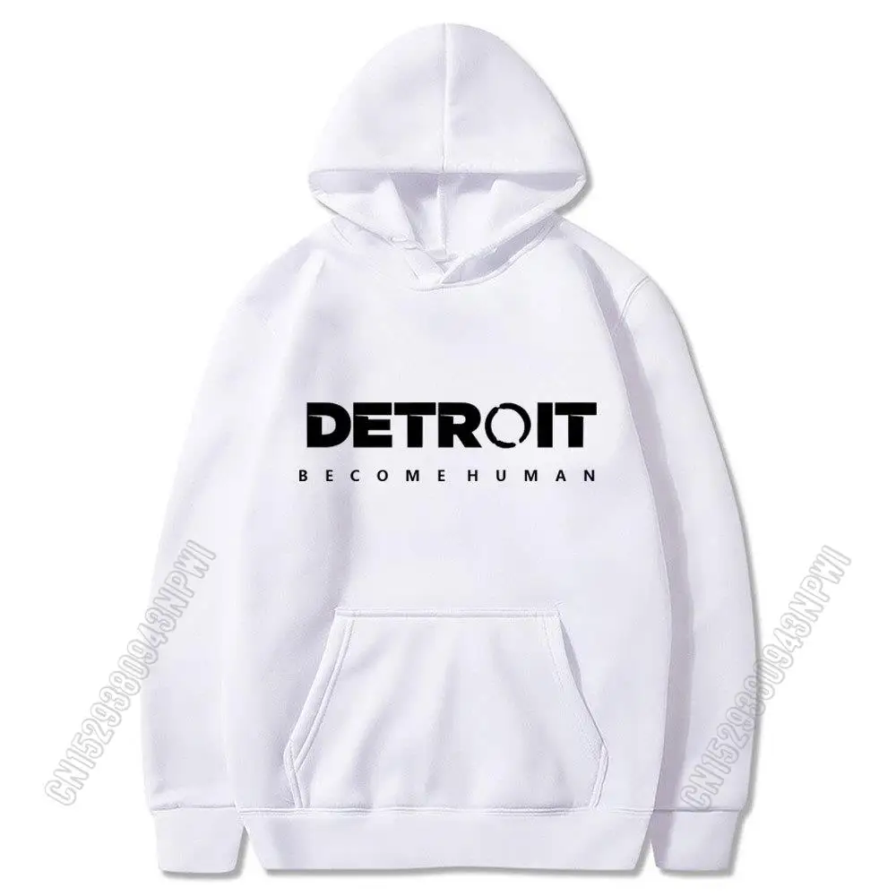 2022 New Fashion Detroit Diventa Human Cool Felpe Con Cappuccio Gioco Stampa Primavera Felpe Da Uomo Felpe Con Cappuccio Kpop Pullover A Maniche Lungh