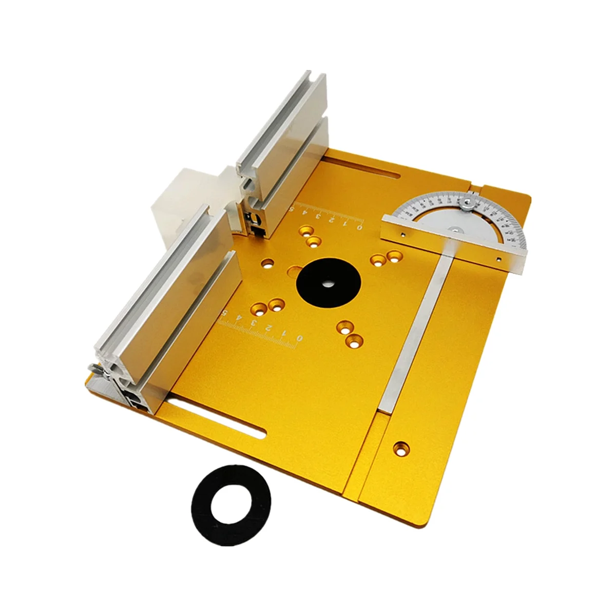 

Router Table Insert Board Electric Wood Milling Flip Board Electric Wood Milling Table for Woodworking Workbench Gold