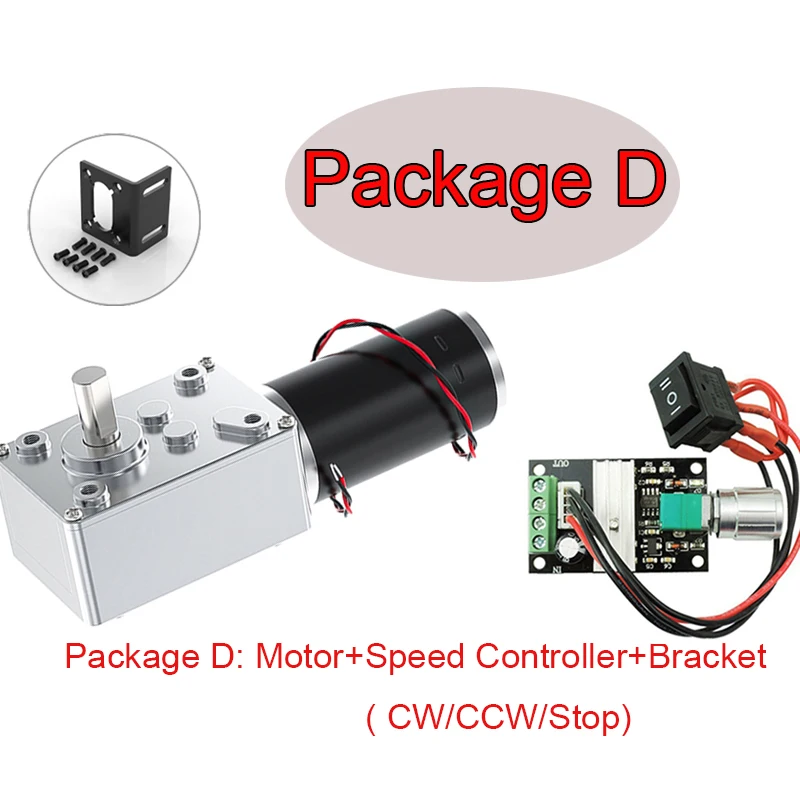 Moteur Stirling Moteur à Engrenages à Vis Sans Fin à Couple élevé Réversible, 1 Pc Bass Motor Moteur Stirling Moteur à Engrenages à Vis Sans Fin à Couple élevé Réversible, 1 Pc Bass Motor