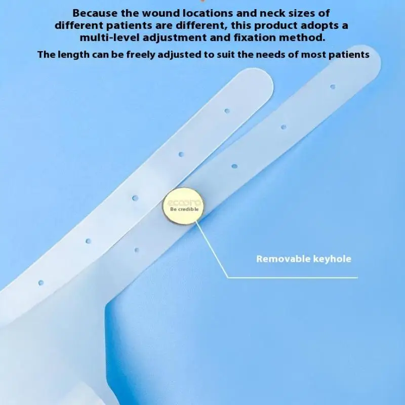 Trach Duschabdeckungen Schild Wasserdichte Tracheostomieabdeckung Hals Hautfreundliche Silikon Wasserdichte Atmungsaktive Badehalsmaske – Detail 14