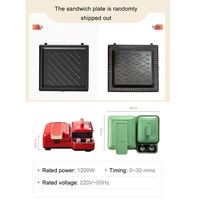 Multifunction Breakfast Machine Electric Sandwich Maker Light Food Barbecue Grill Toaster Oven Noodles Cooker Pot Egg Frying Pan 2