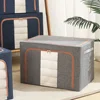 Large Quilt Storage Bag Dust-proof Wardrobe Clothes Cabinet Organizer Foldable Storage Organizers Clothes Blanket Organizer Box 2