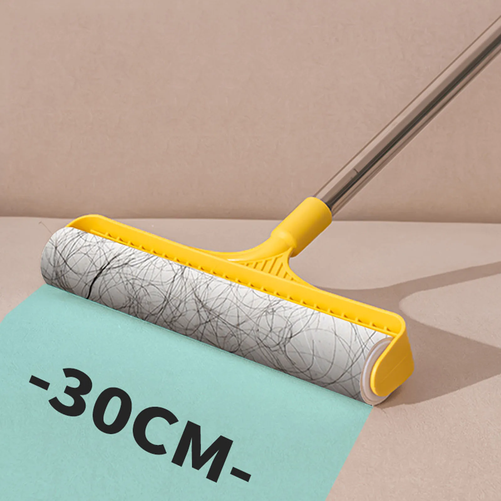 

Удлиненные липкие ролики для волос из нержавеющей стали, очень липкие листы для домашних животных и искусственных волос