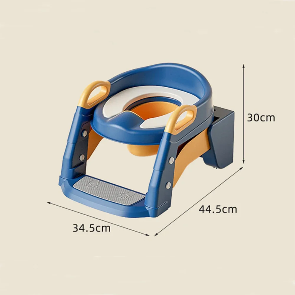 Cochildor adjustable toilet training seat with sturdy anti-slide stool 4