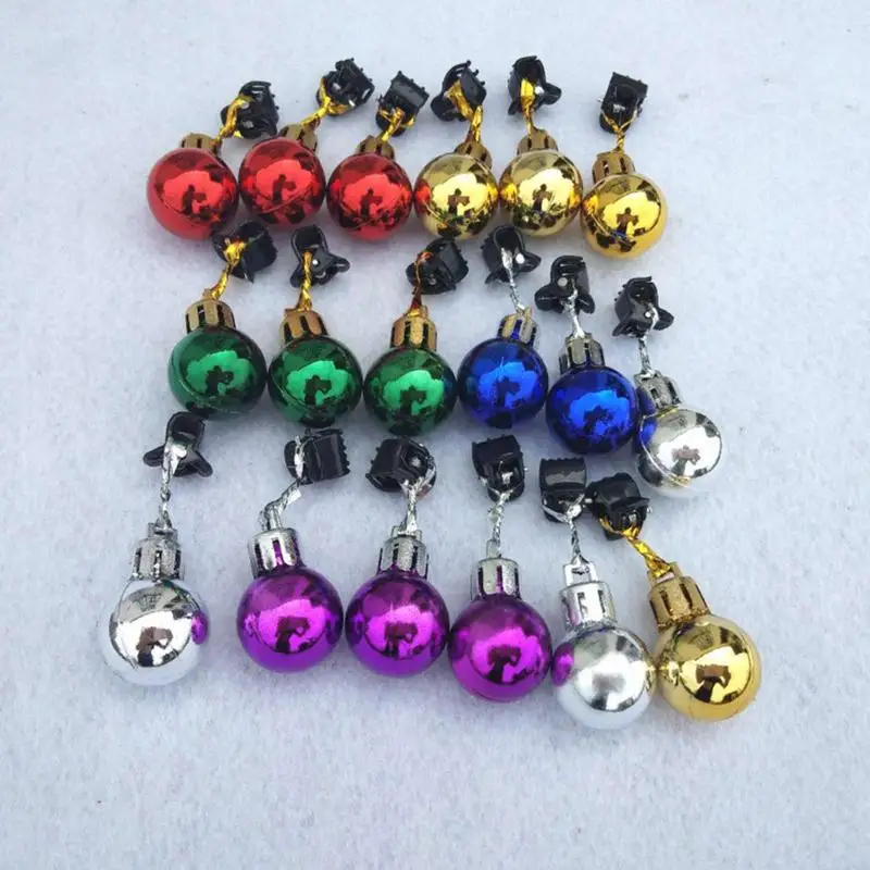 Christmas Bell For Beard Christmas Beard Baubles Ornaments Santa Claus Bells Colorful Facial Hair Baubles For christmas beard ornaments