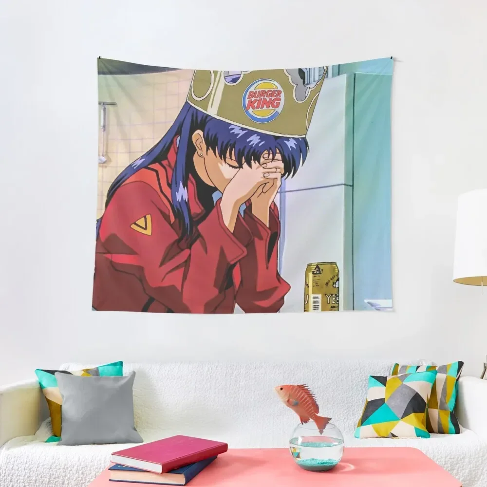 

Misato With Crown Tapestry Wall Hanging Wall Wall Mural Tapestry