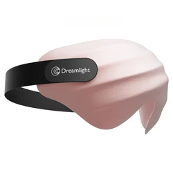 Dreamlight Pro 3D Stereoscopic Eye Mask - Adjustable Sleep Aid for Relaxation and Travel (Light pink)