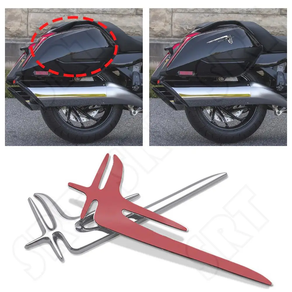

Fits for BMW K1600B K1600GT K1600GTL K1600 GL GTL 2011-2022 Motorcycle Accessories Rear Luggage Chrome Decorative Decal Stickers